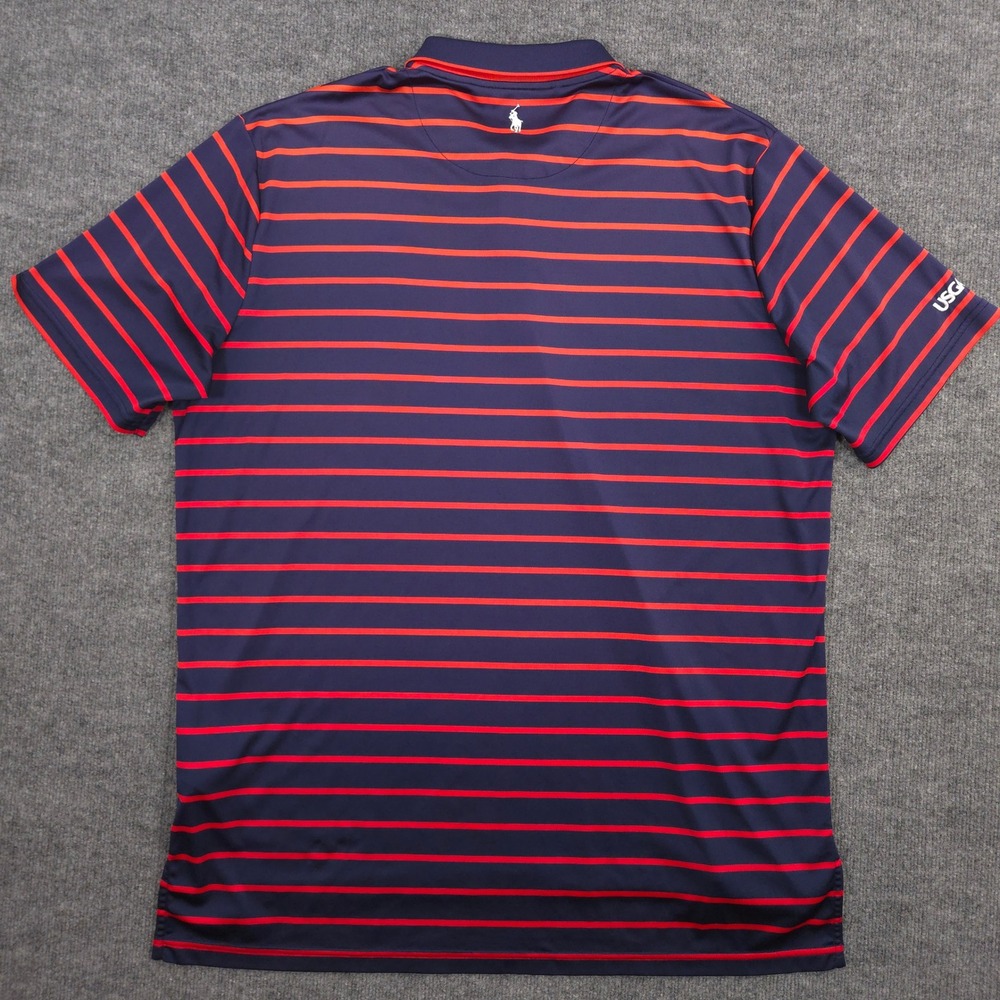 Polo Golf Ralph Lauren Shinnecock Hills Polo Mens XXL Striped 2018 US Open USGA - Picture 5 of 10